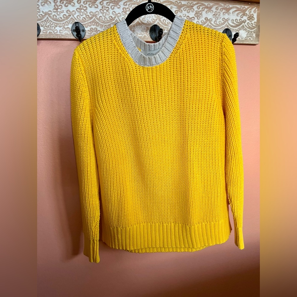 The Tiny Big Sister Chunky Knit Crewneck Sweater
